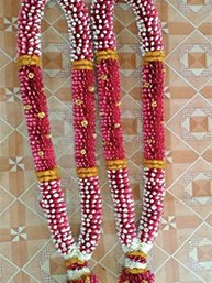 pink and red garland