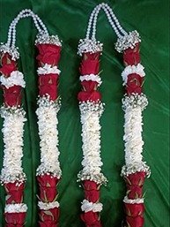 white garland